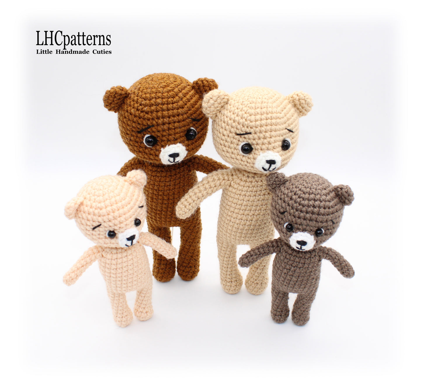 crochet bear family