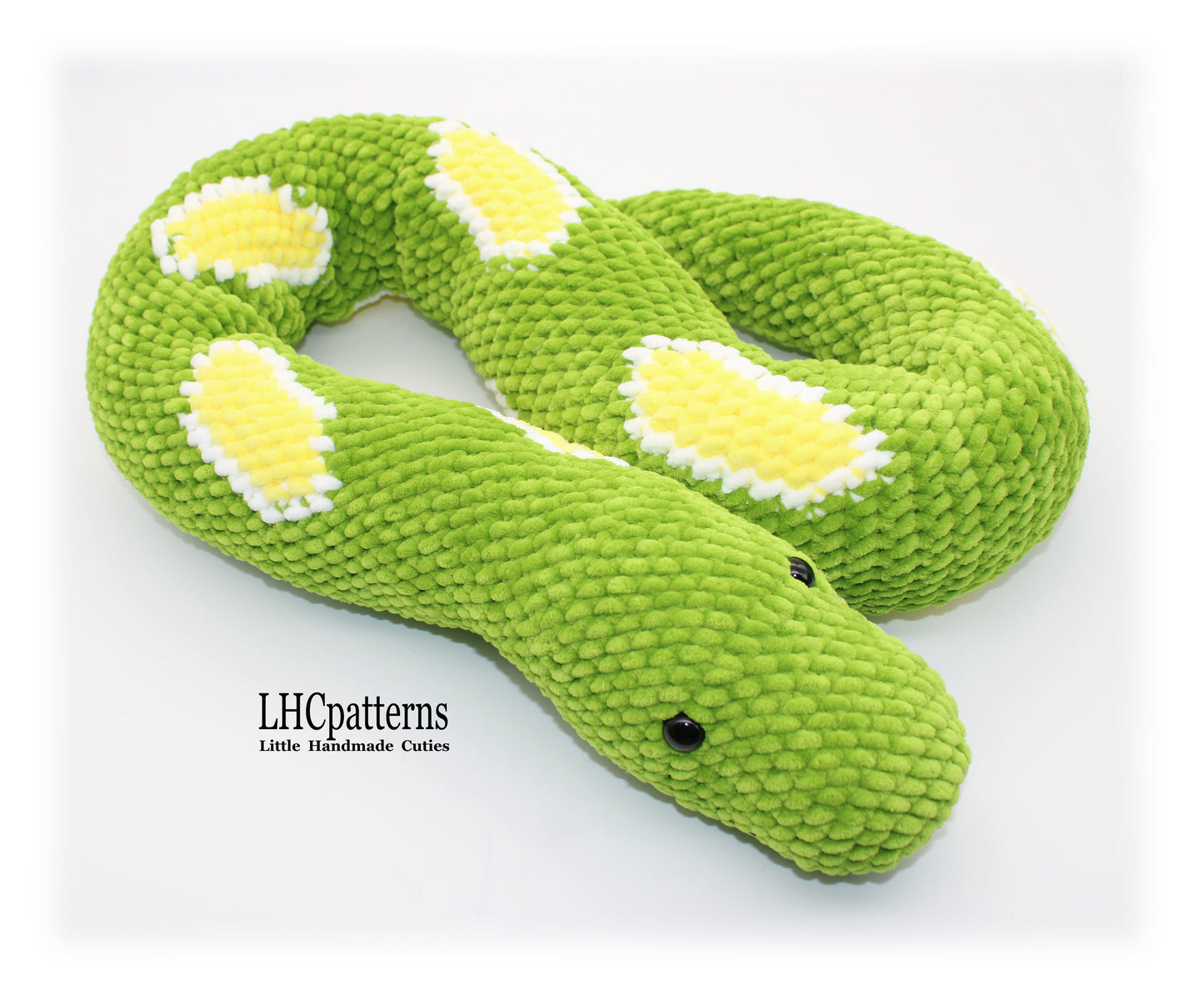 crochet boa constrictor snake