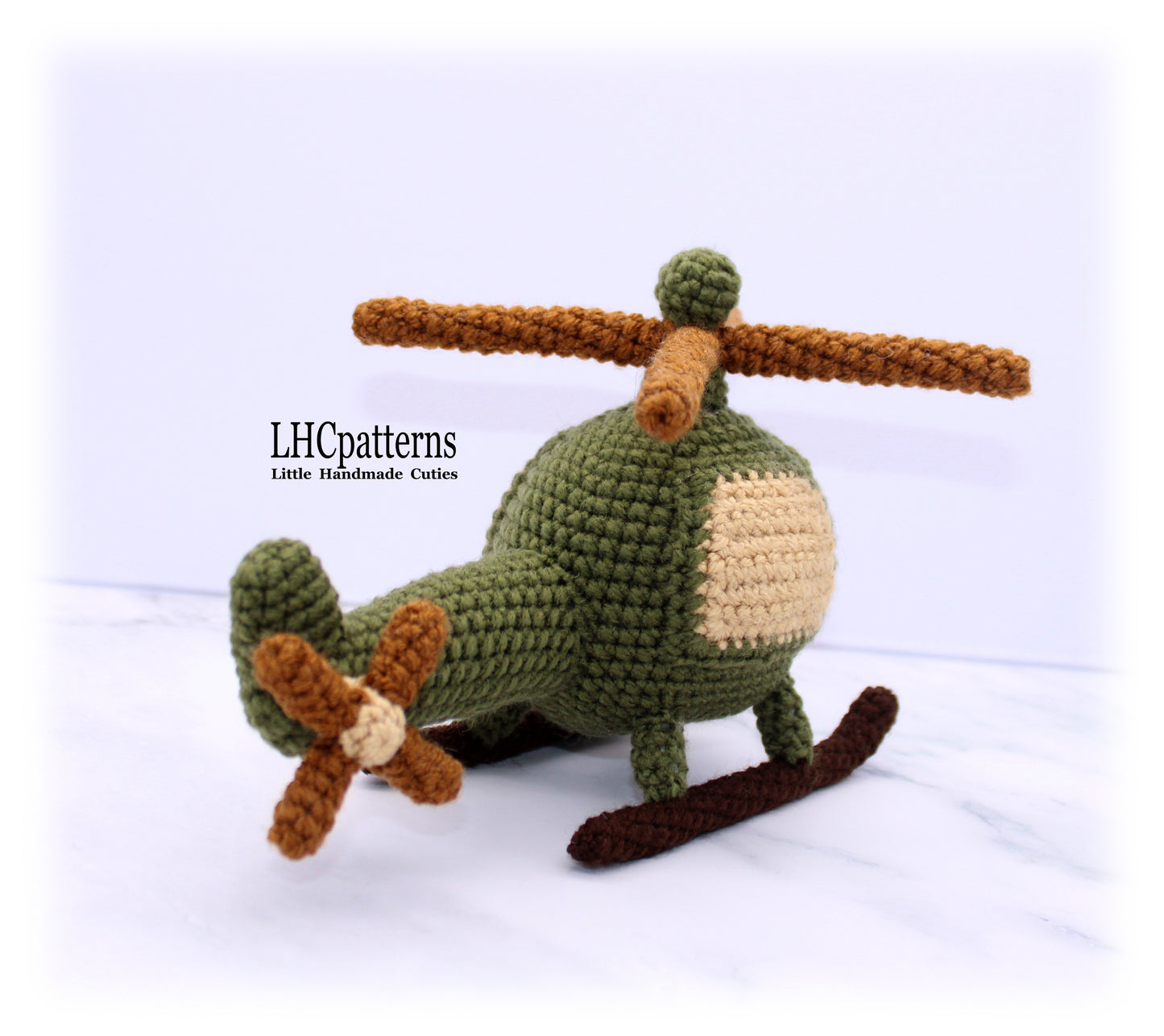 Crochet Military Helicopter