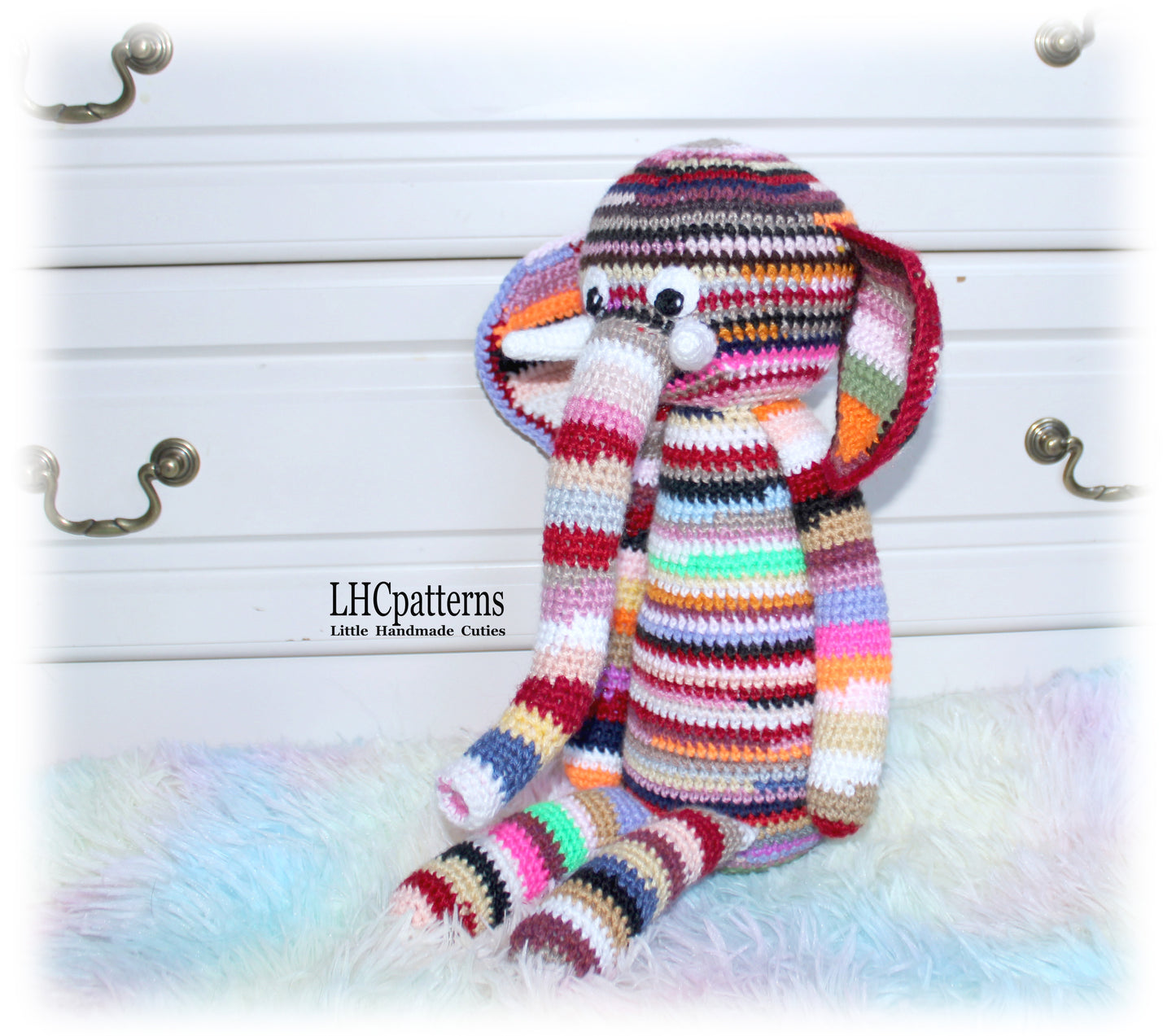 Elephant Crochet Pattern - Scrap Yarn Toy