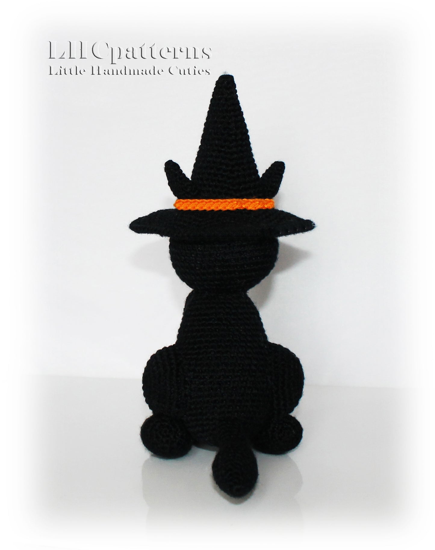 CROCHET PATTERN: Halloween Black Cat