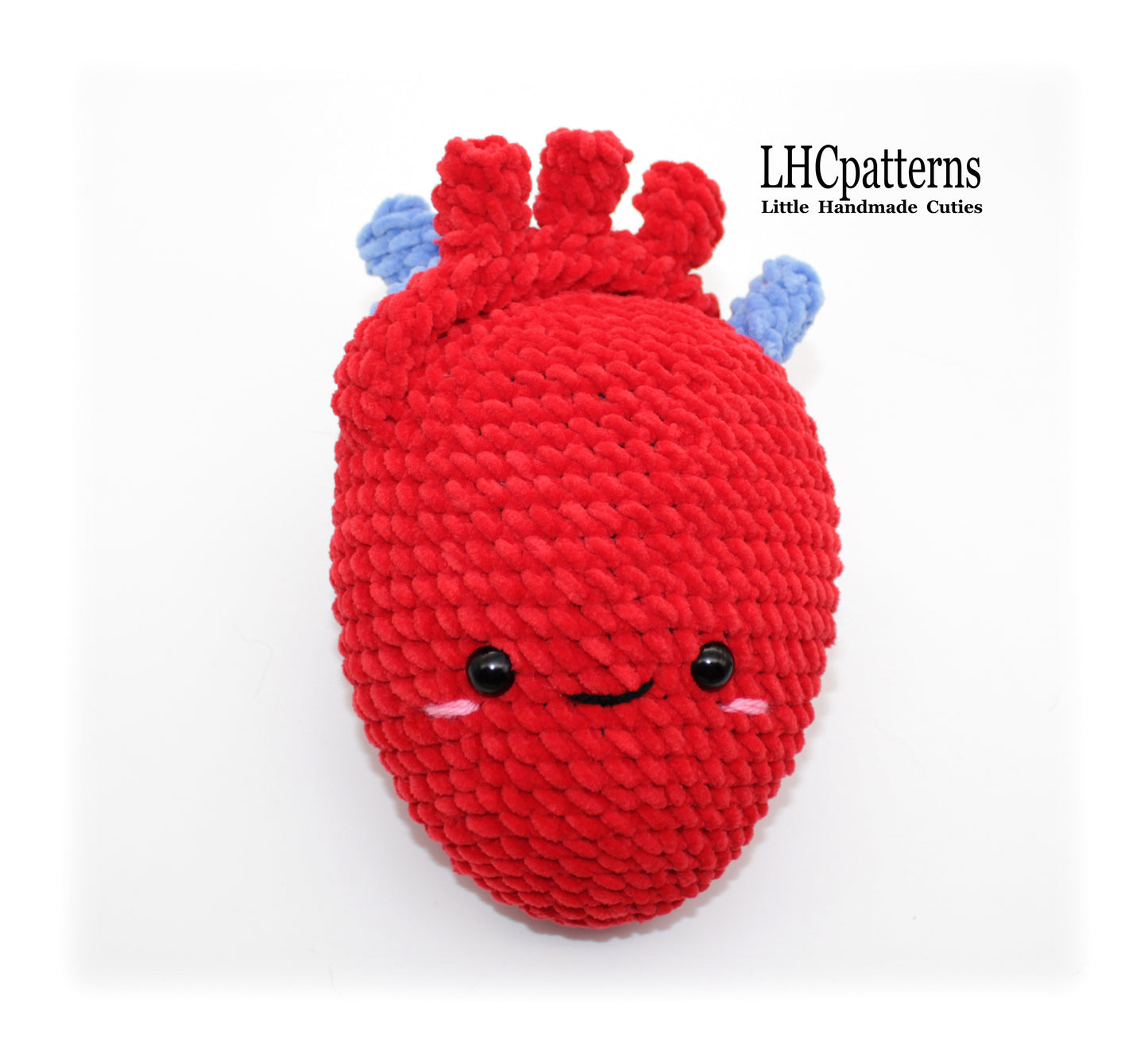Crochet Anatomic Realistic Heart