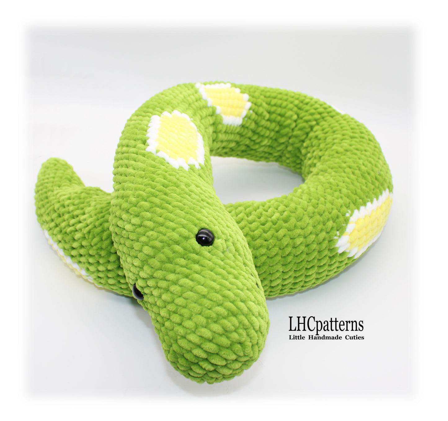 crochet boa constrictor snake