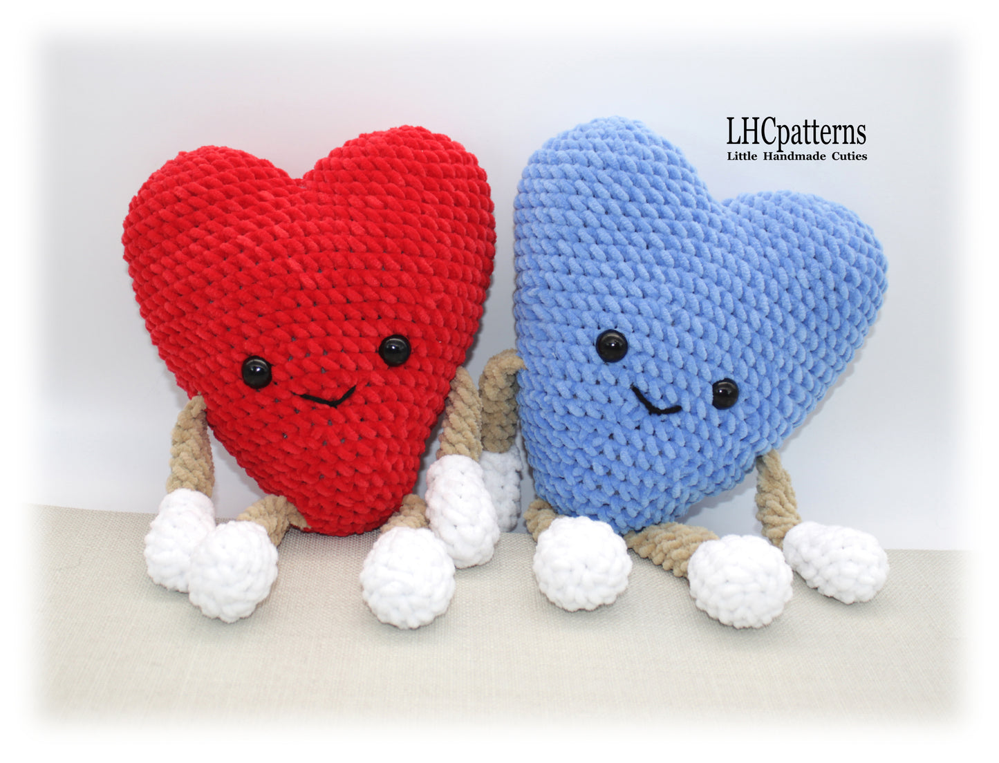 Seamless Crochet Heart Pattern