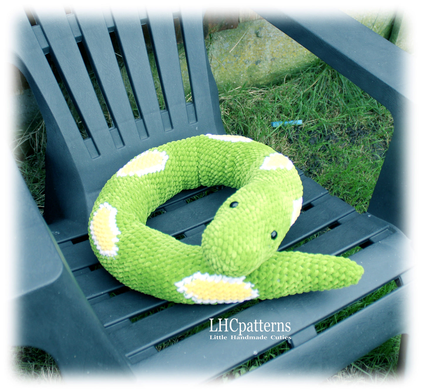crochet boa constrictor snake
