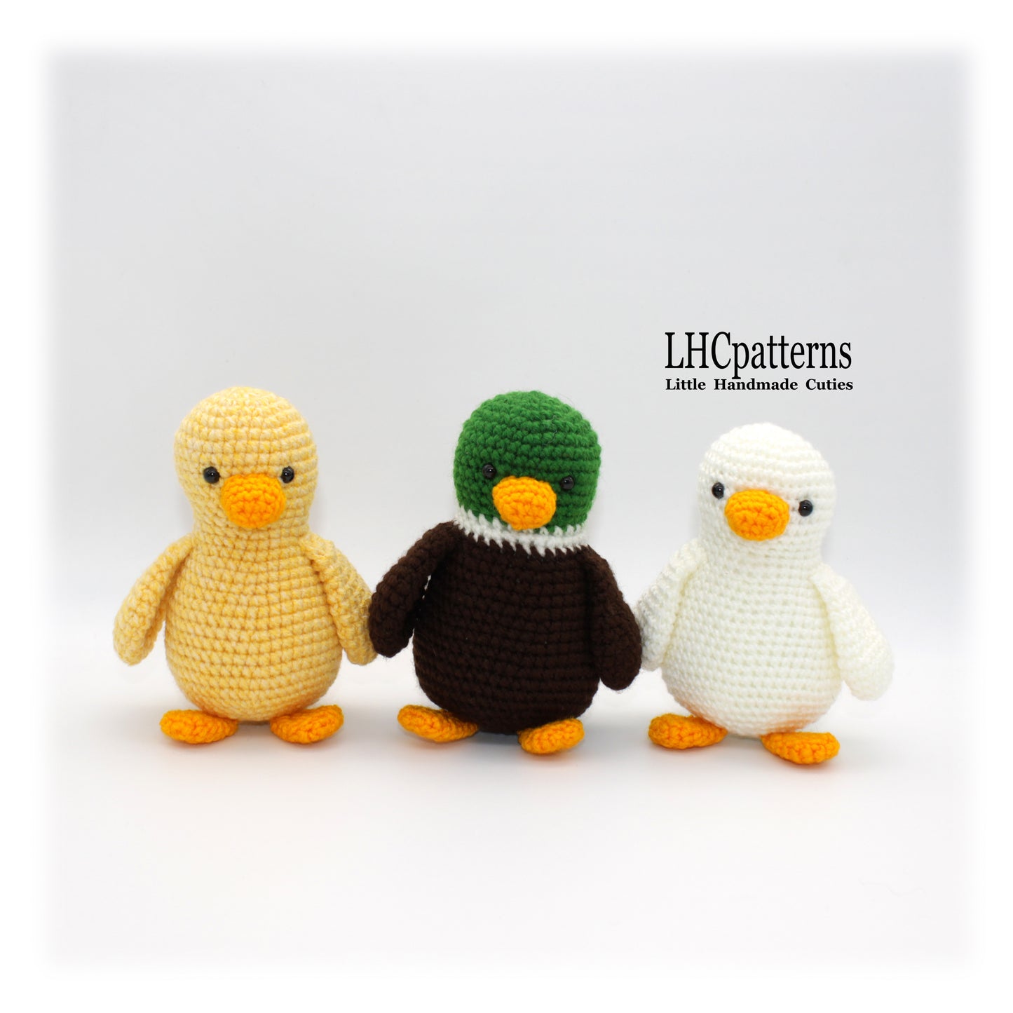 crochet duck chick goose pattern
