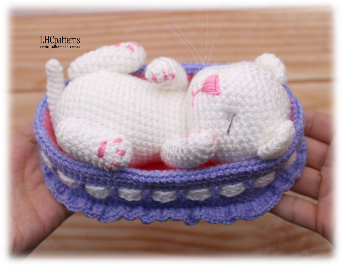 Crochet Sleeping Kitten