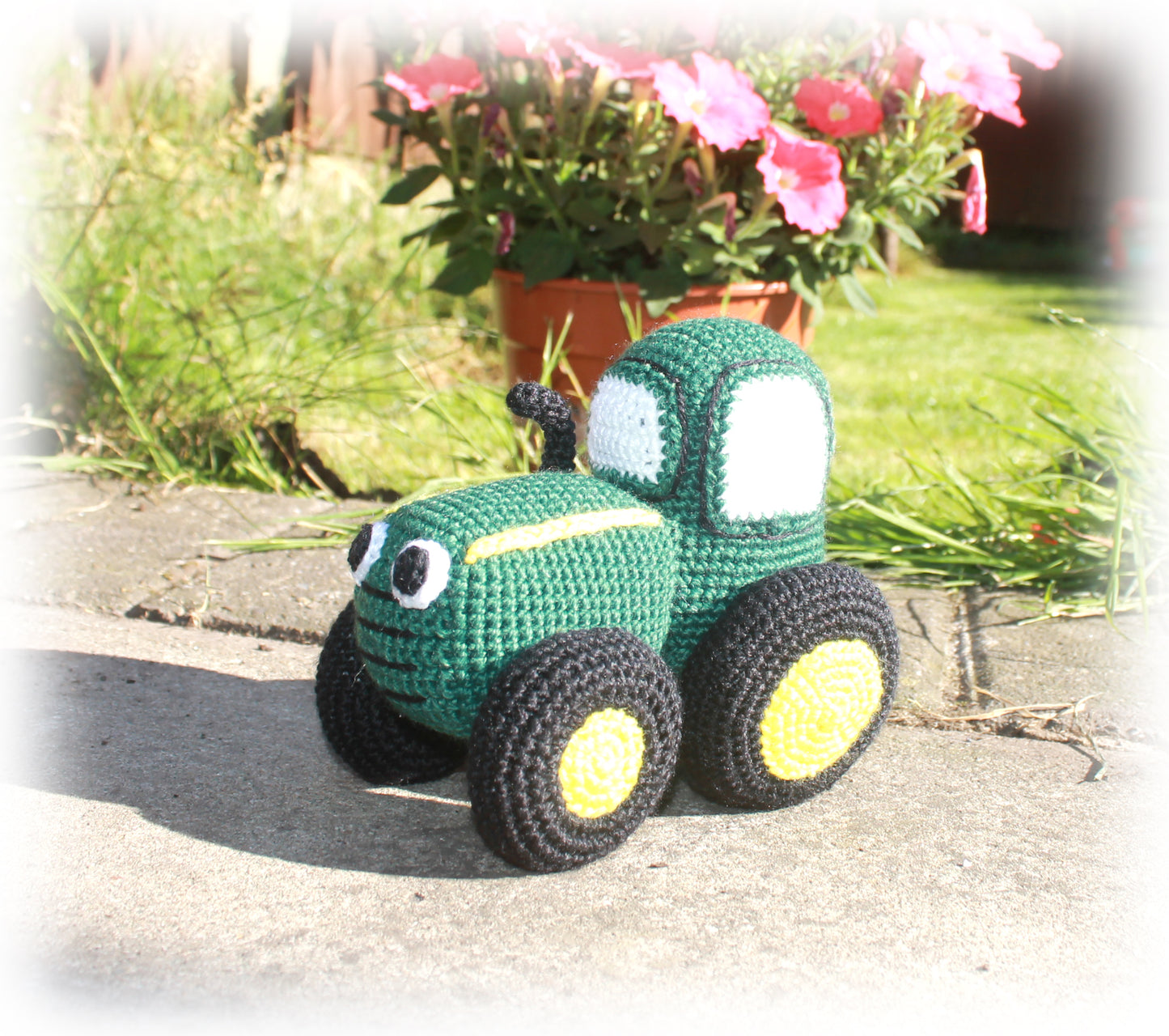 crochet tractor