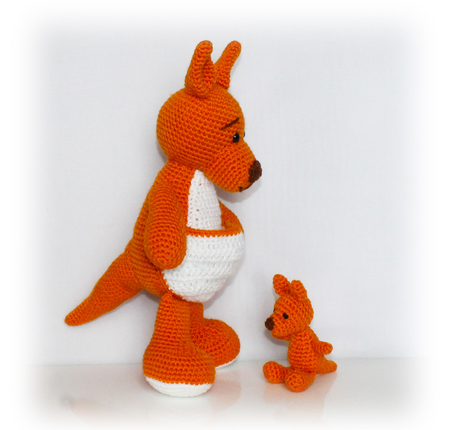 CROCHET PATTERN: Kangaroo Mother with Baby