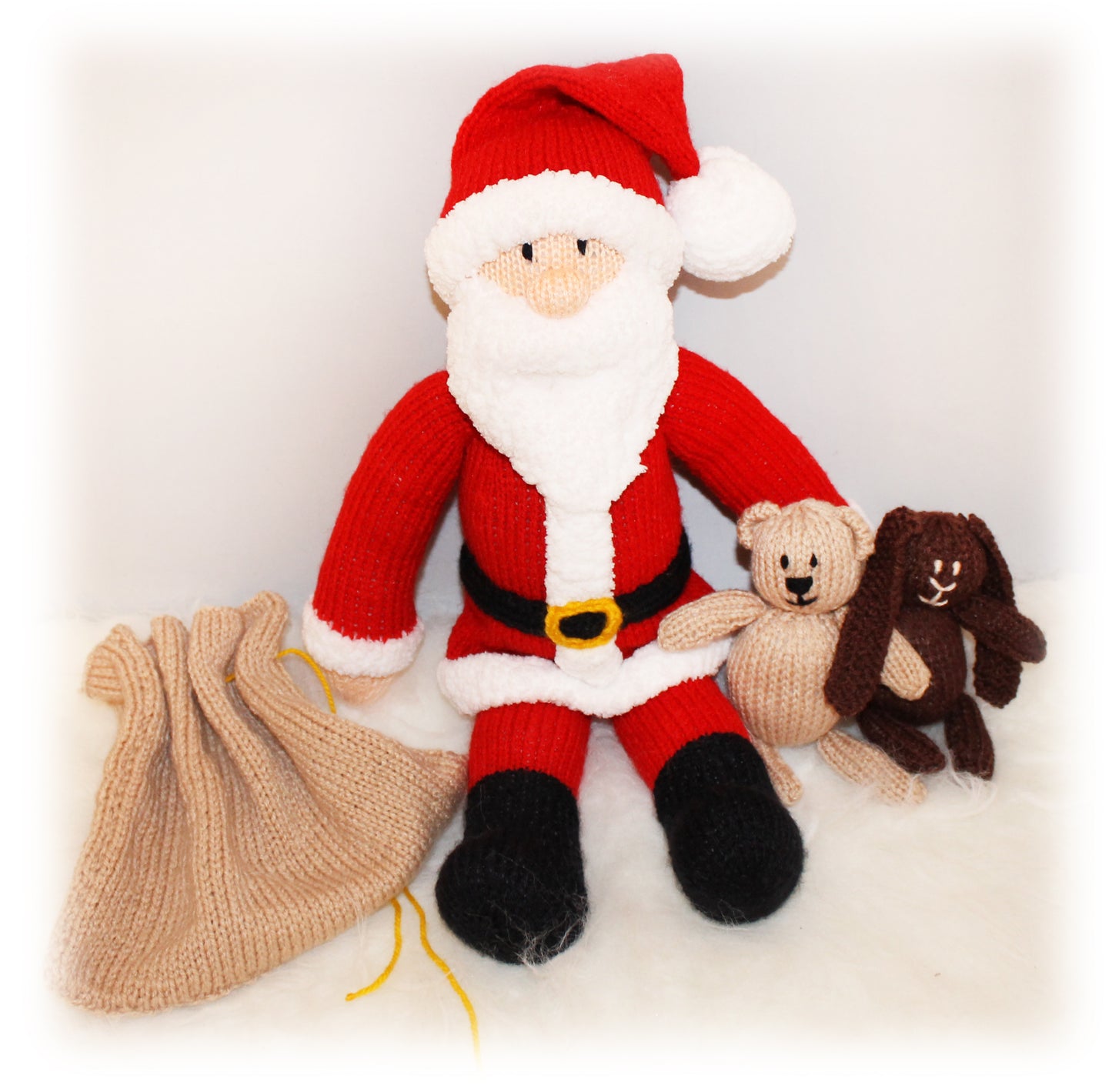 knitted santa claus