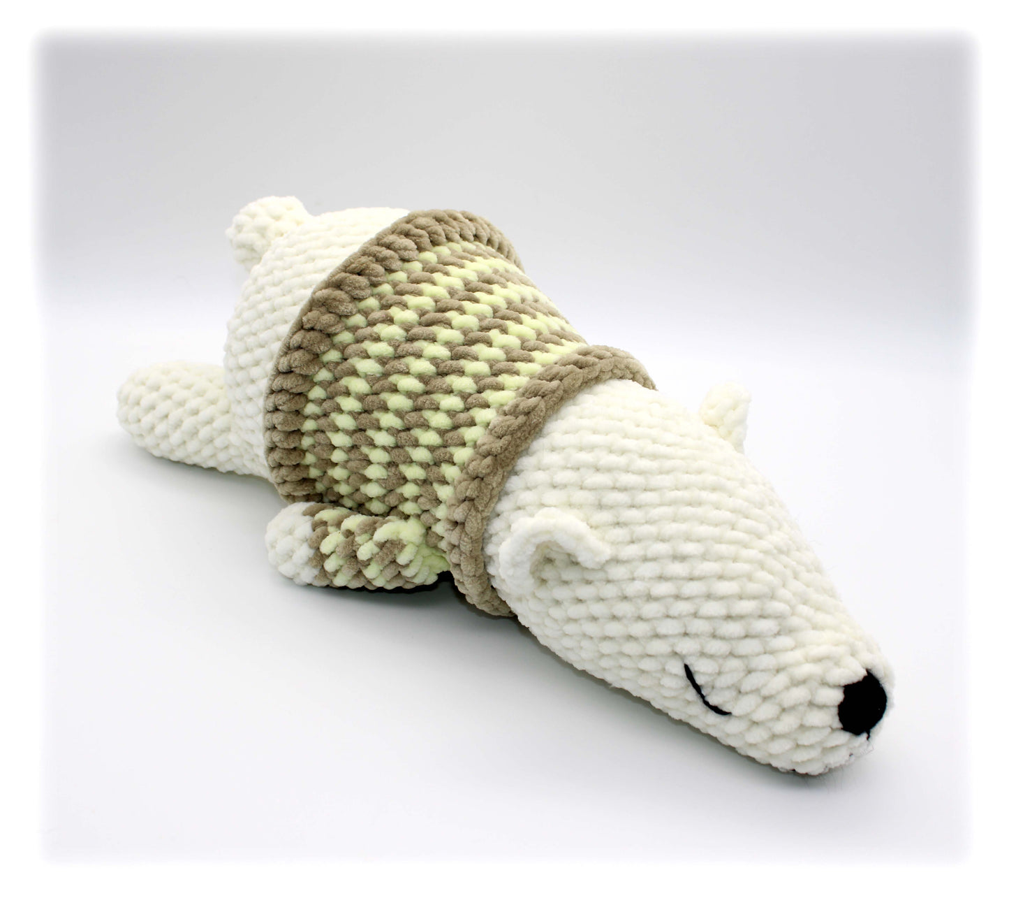 crochet sleeping bear