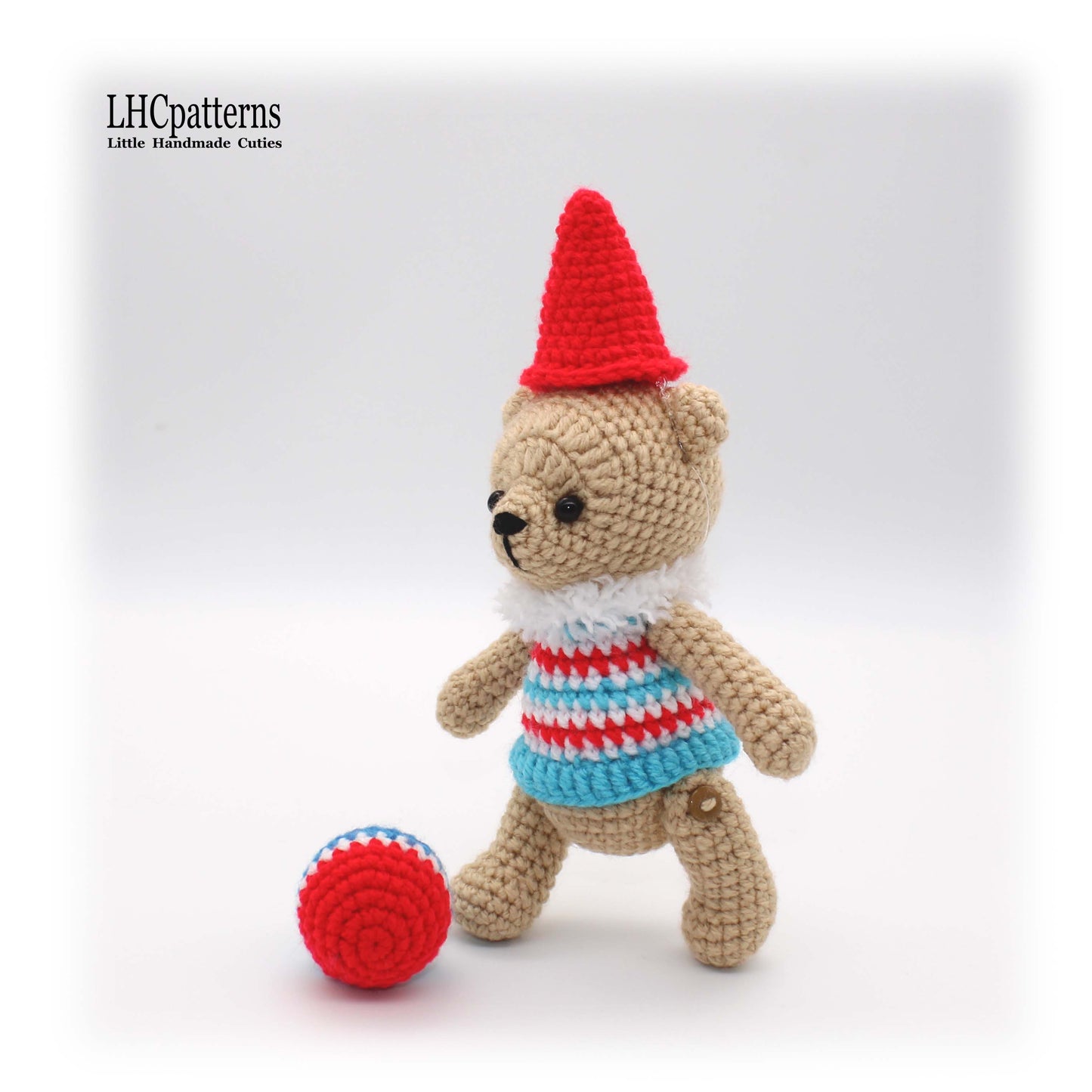crochet party bear