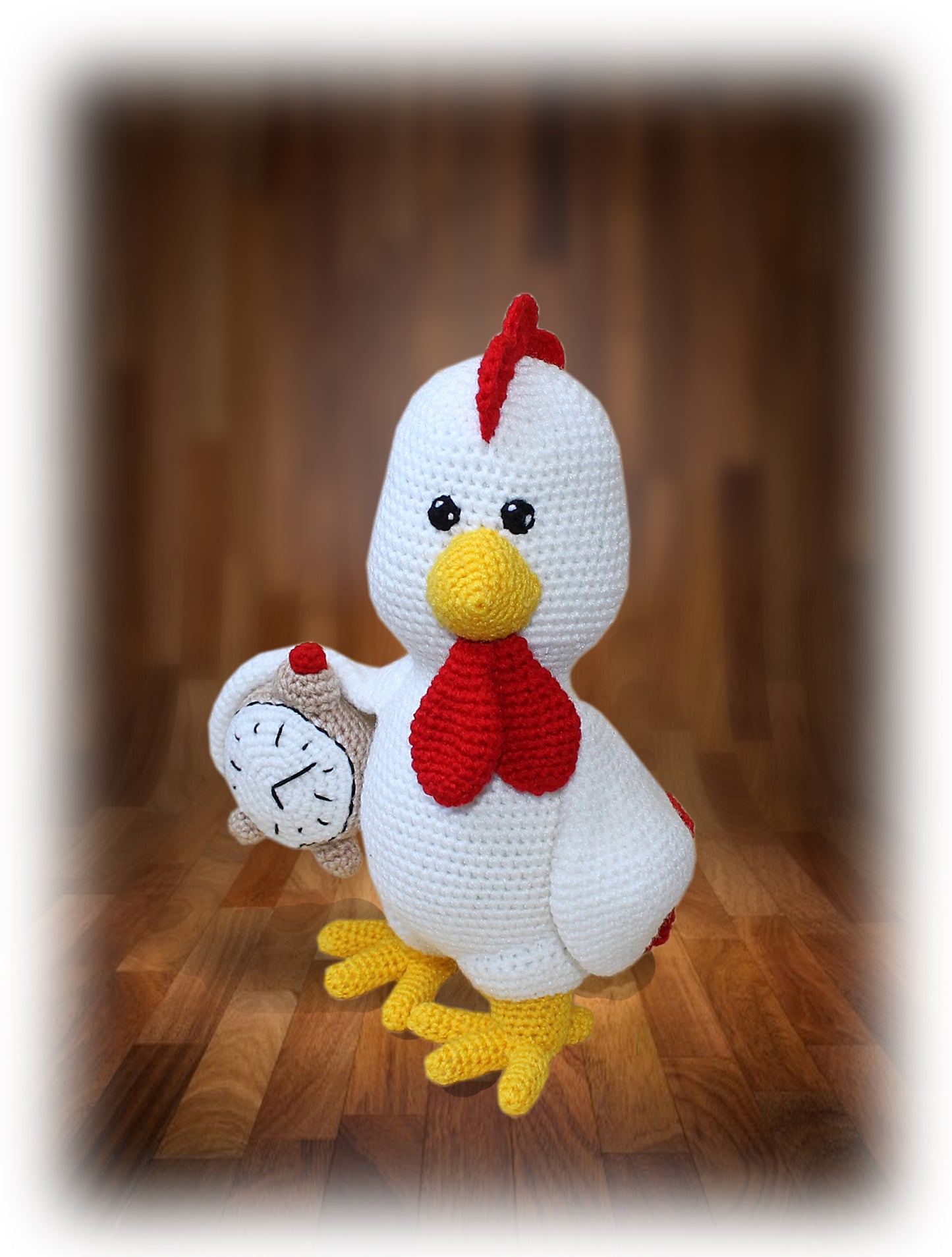crochet rooster