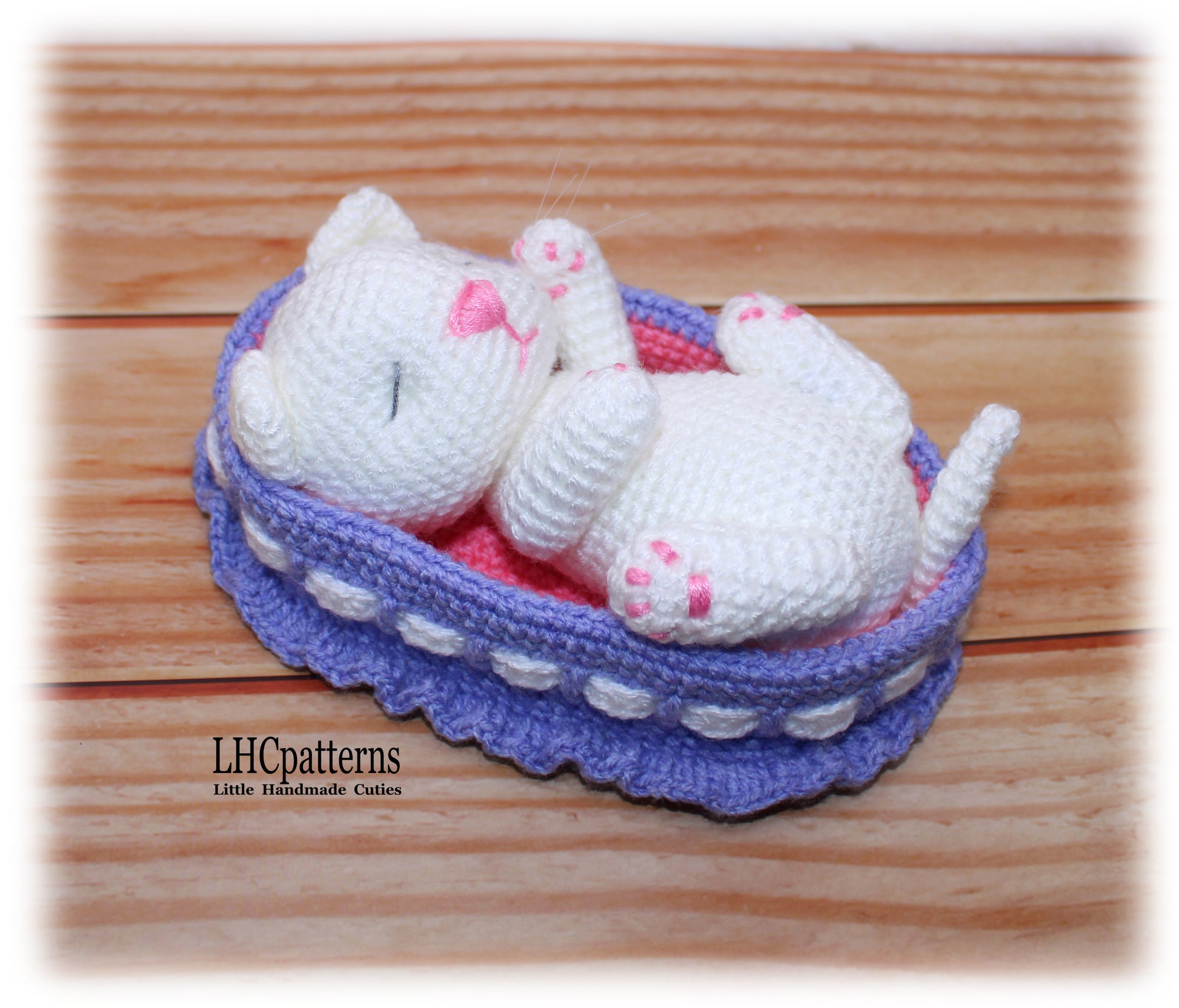 Crochet Sleeping Kitten