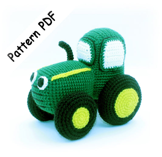 crochet tractor