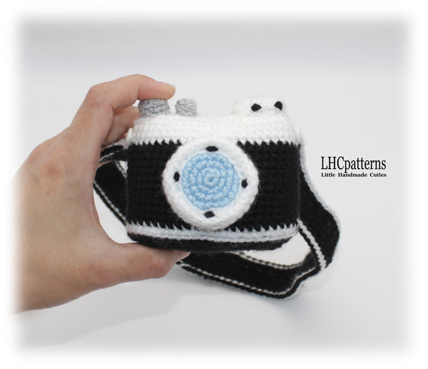 CROCHET PATTERN: Camera, Crochet Photo Camera, Amigurumi Camera, Camer ...