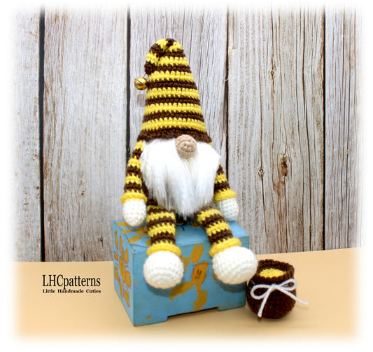 Bee Gnome Crochet Pattern
