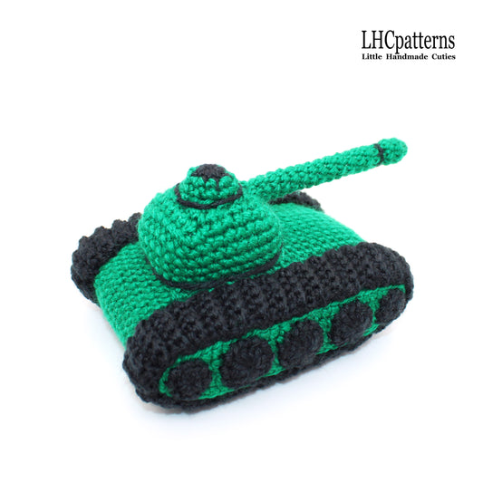 crochet tank toy