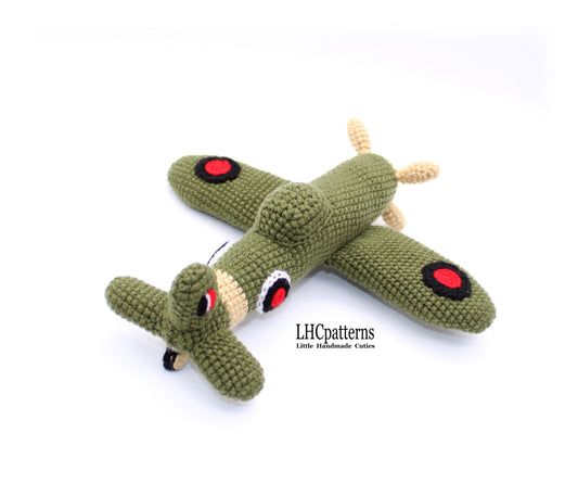 Military Aircraft Spitfire Crochet Pattern