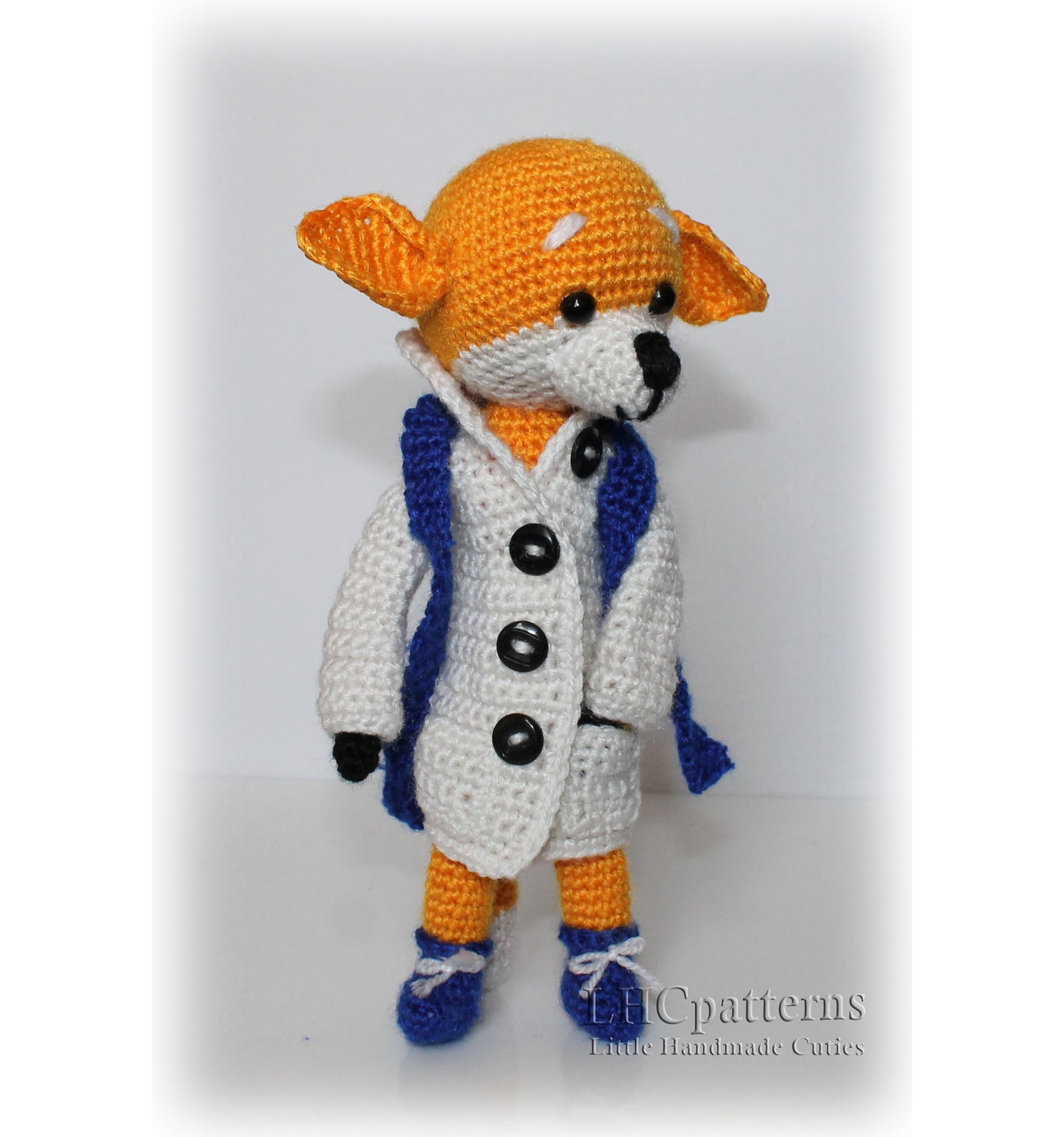 CROCHET PATTERN: Fred the Fox