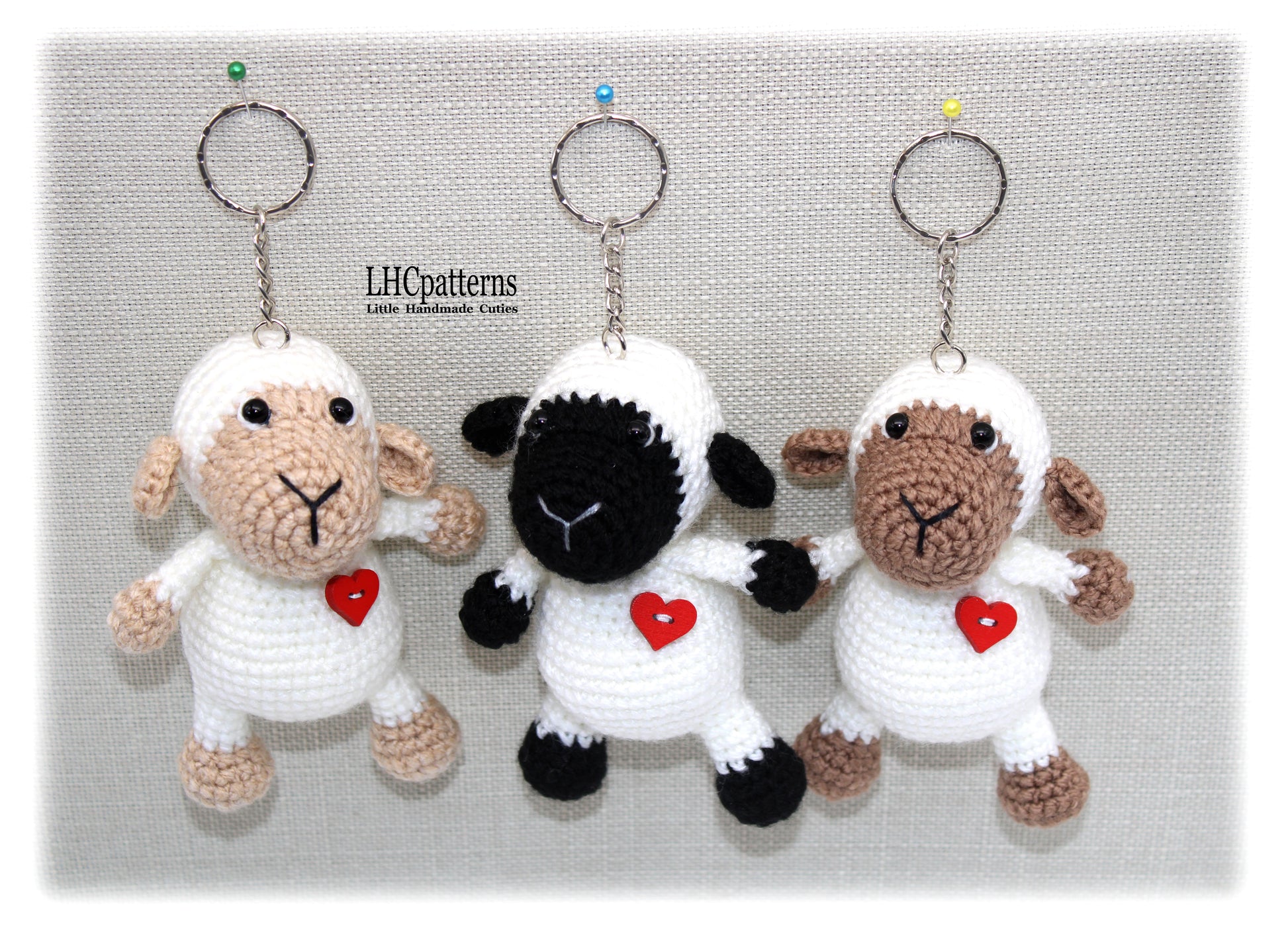Sheep Keychain Crochet Pattern