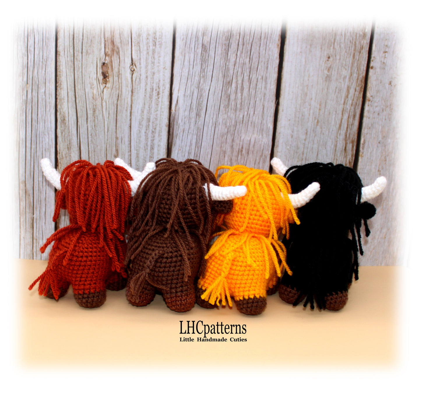 Highland Cow Crochet Pattern 