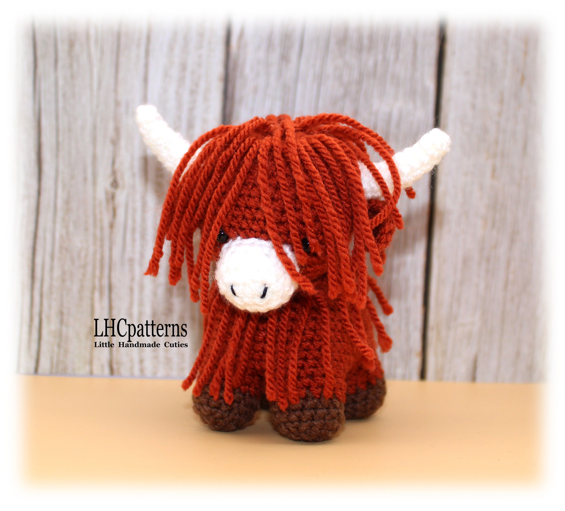 Highland Cow Crochet Pattern 