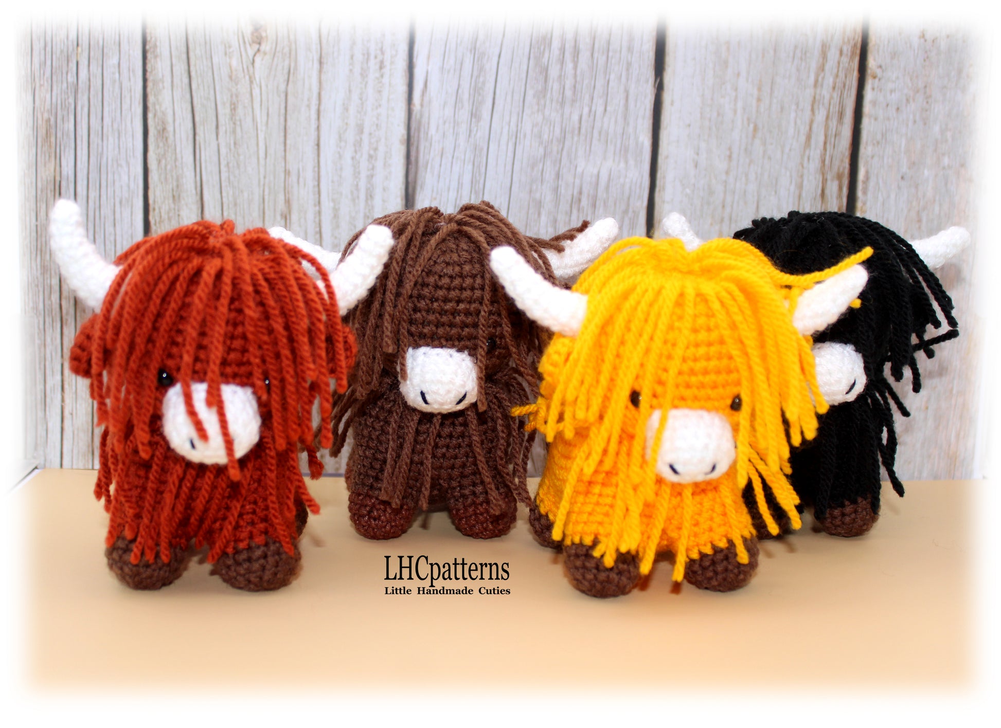 Highland Cow Crochet Pattern 