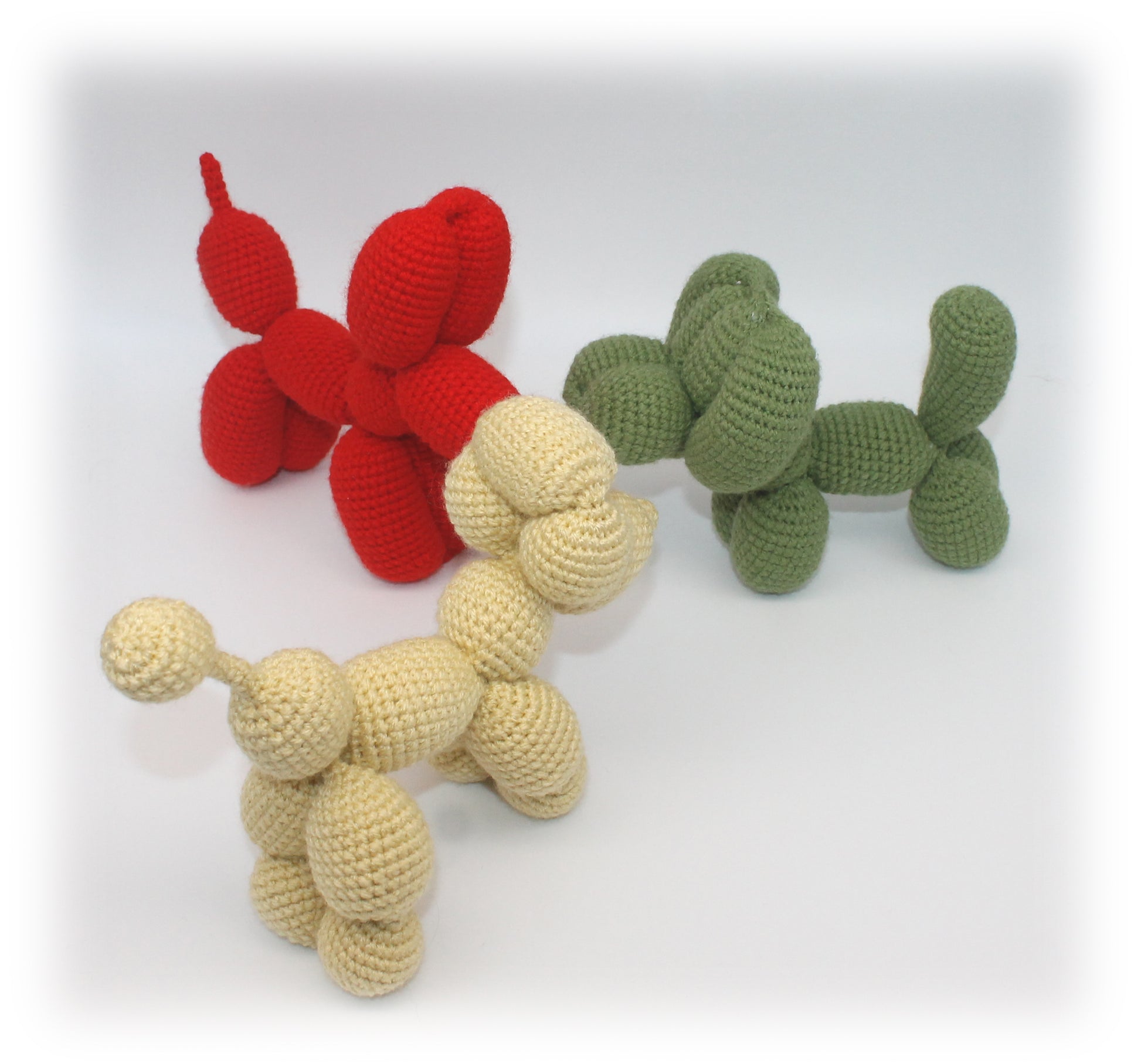 balloon dogs crochet pattern