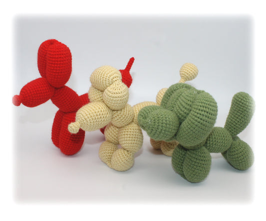 balloon dogs crochet pattern