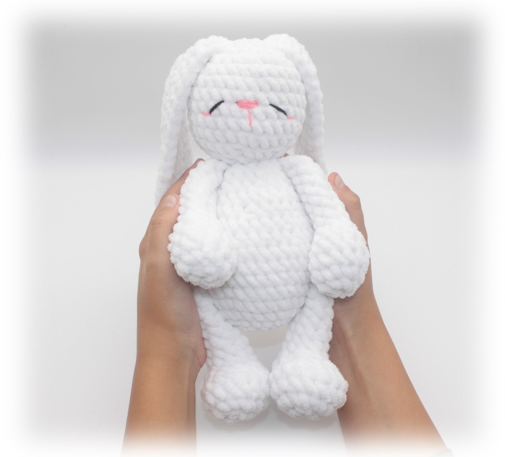 crochet sleeping  bunny