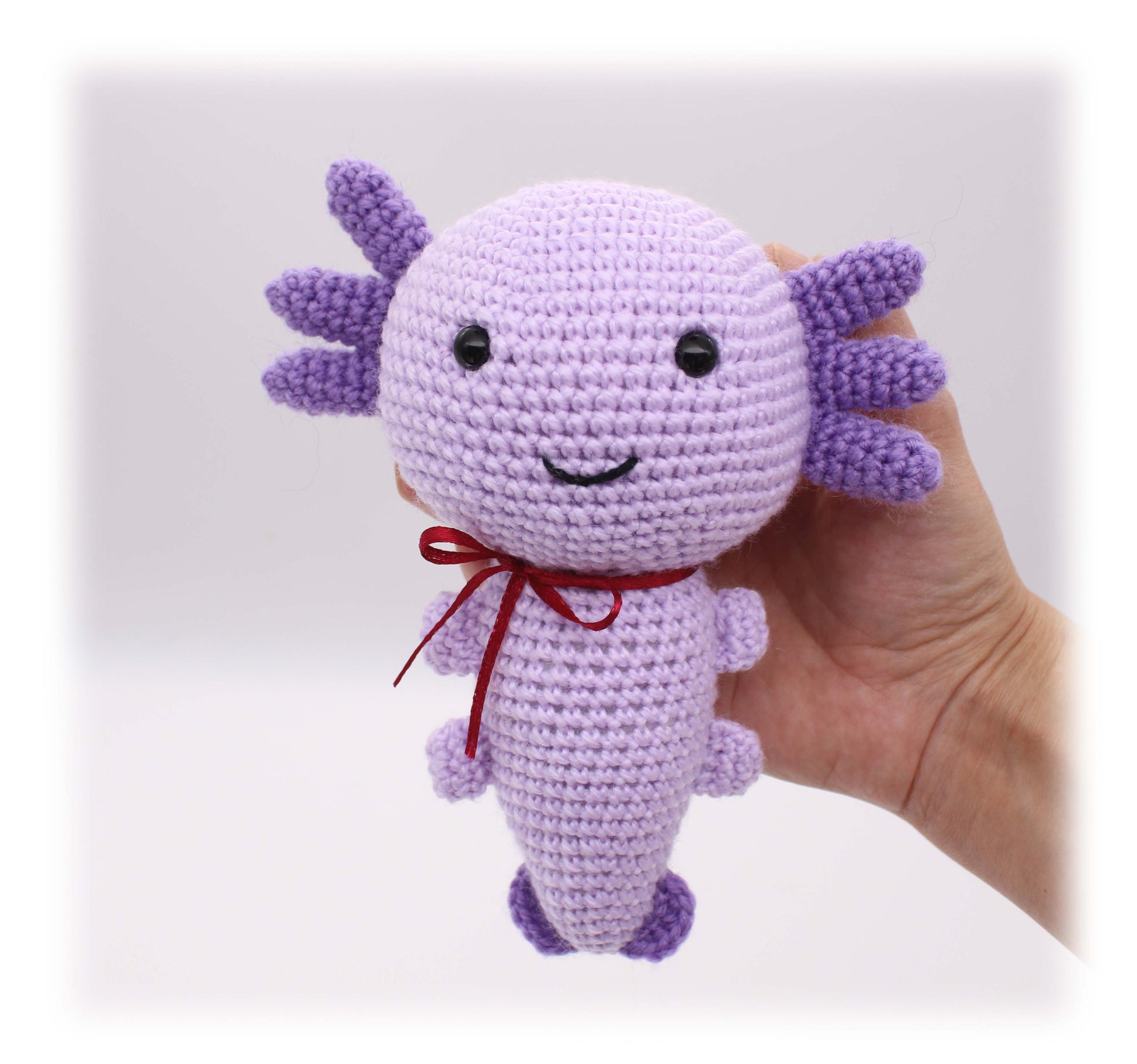 crochet axolotl