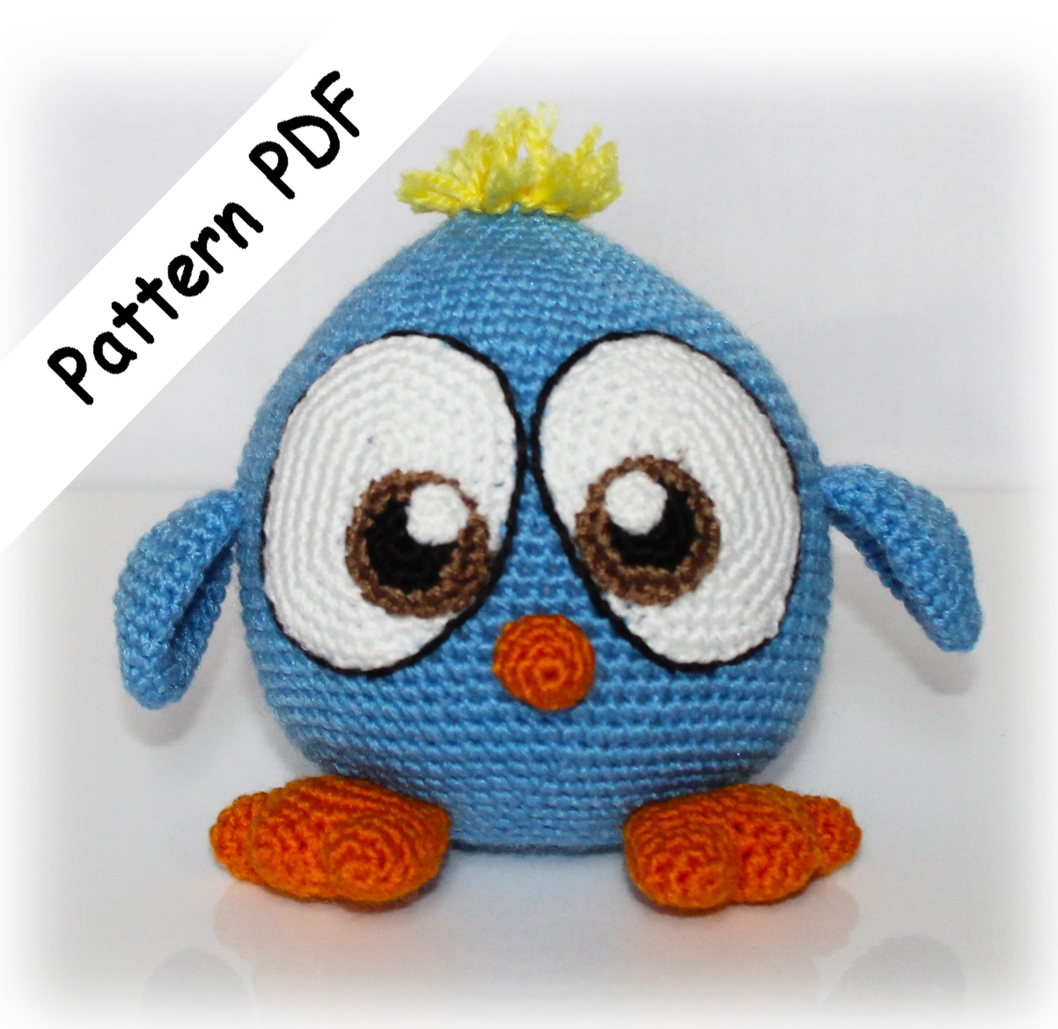 CROCHET PATTERN: Blue Bird