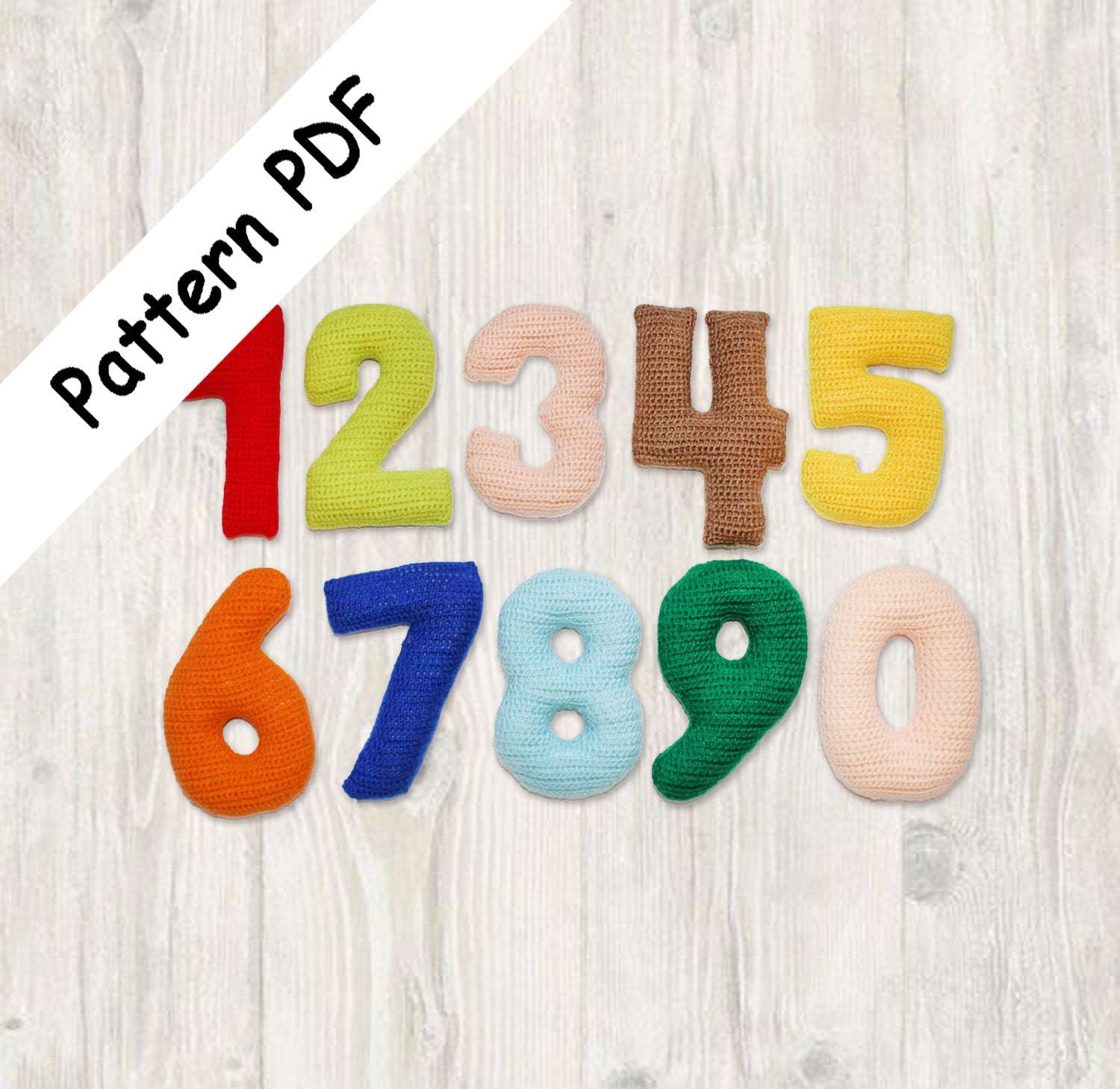 CROCHET PATTERN: Numbers 0 - 9 – LHCpatterns