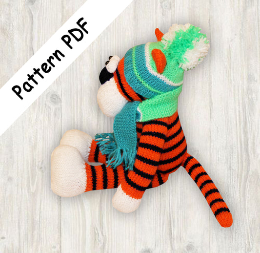knitted tiger